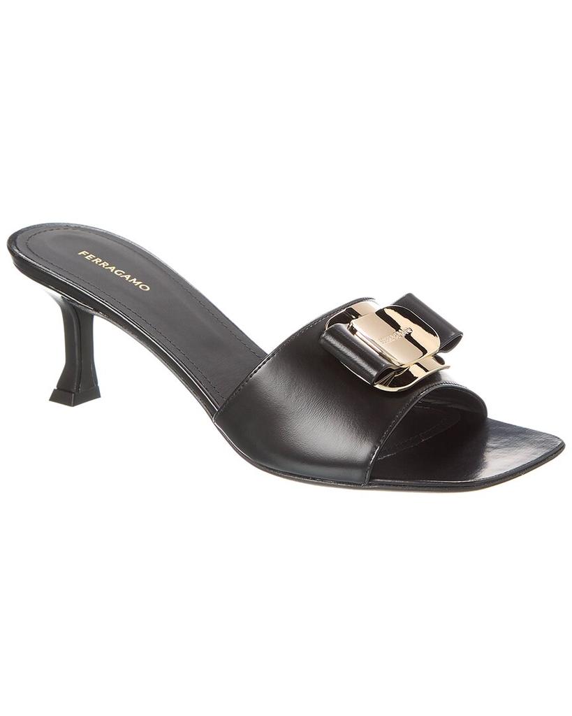 Salvatore Ferragamo Zelie heeled mules - Slippers - Compare