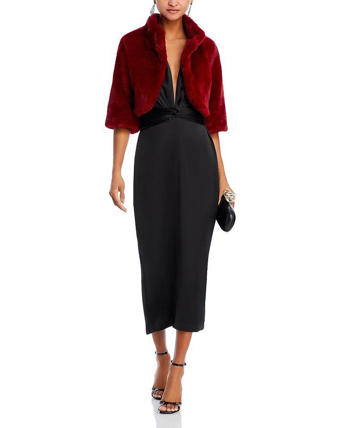 Laundry by Shelli Segal Faux Fur Shrug 2