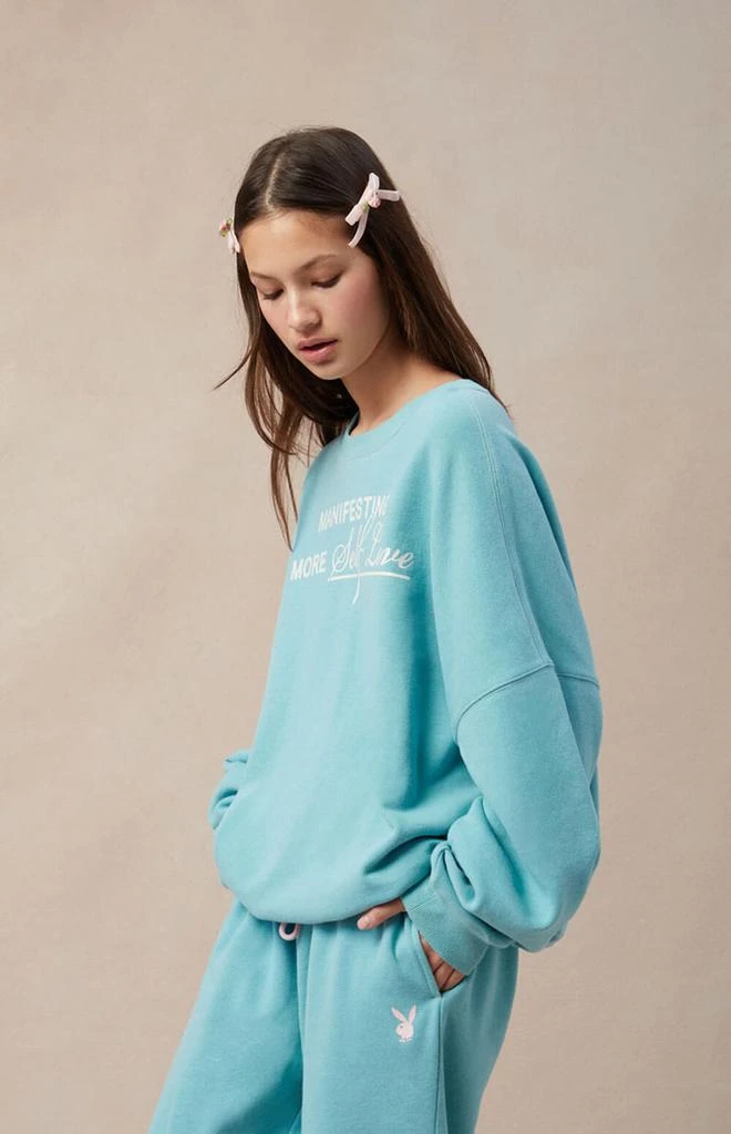 Playboy By PacSun Self Love Crew Neck Sweatshirt 3