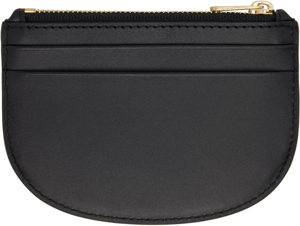 A.P.C. Black Demi-Lune New Coin Card Holder 2