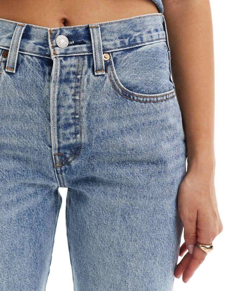 Levi's Levi's 501 clean craft contrast jeans in  light blue 5
