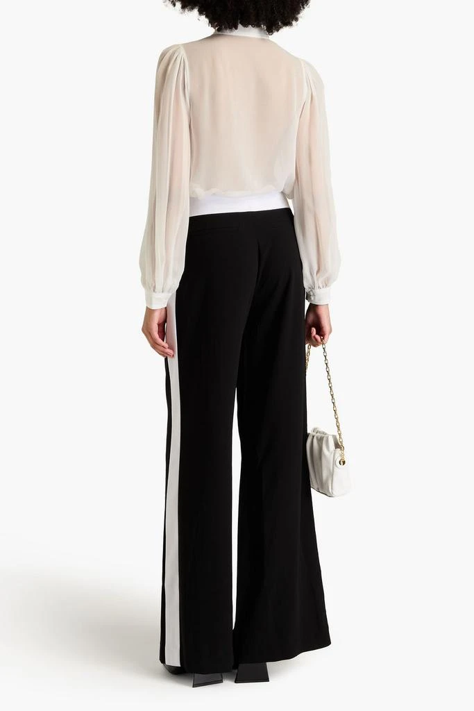 Alice + Olivia Roanne silk-georgette shirt 3