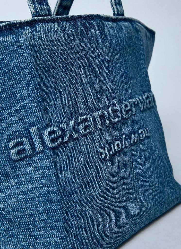 Alexander Wang Small Denim Punch Tote Bag 4