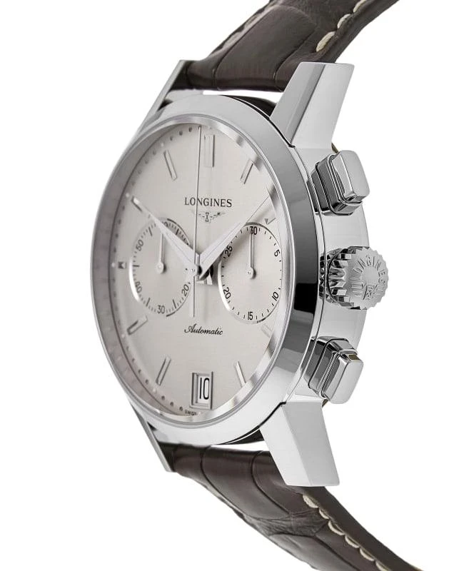 Longines Longines The Longines 1832 Automatic Chronograph Leather Strap Men's Watch L4.829.4.92.2 3