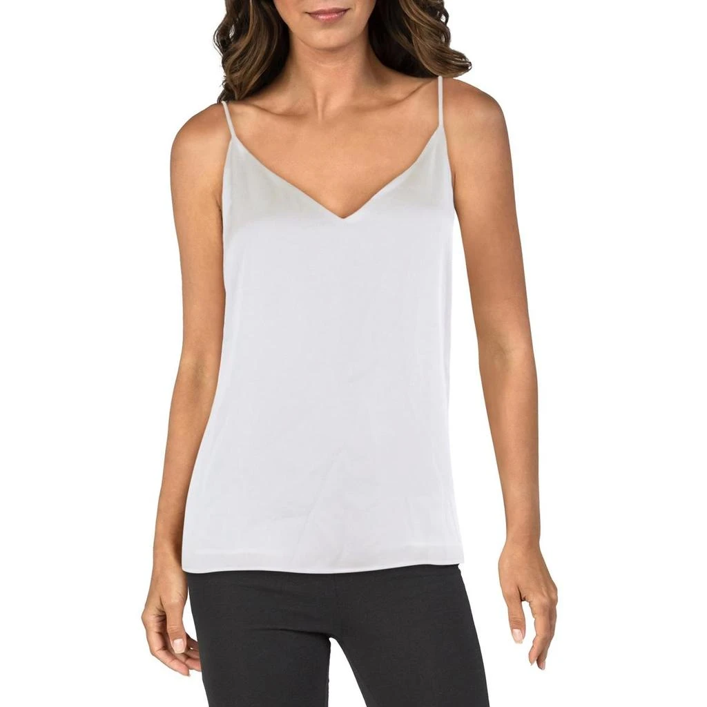 Calvin Klein Petites Womens V Neck Sleeveless Shell 1