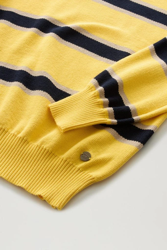 Woolrich Long-Sleeved Knit Polo - Men - Multicolor 7
