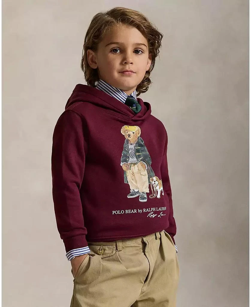 Ralph Lauren Toddler and Little Boys Polo Bear Fleece Hoodie