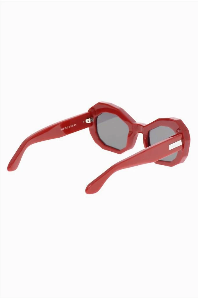 AMIRI Men
s Honeycomb Sunglasses In Red 2