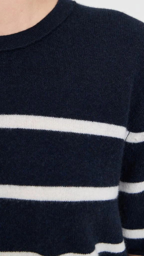 White + Warren Cashmere Roll Trim T-Shirt 5