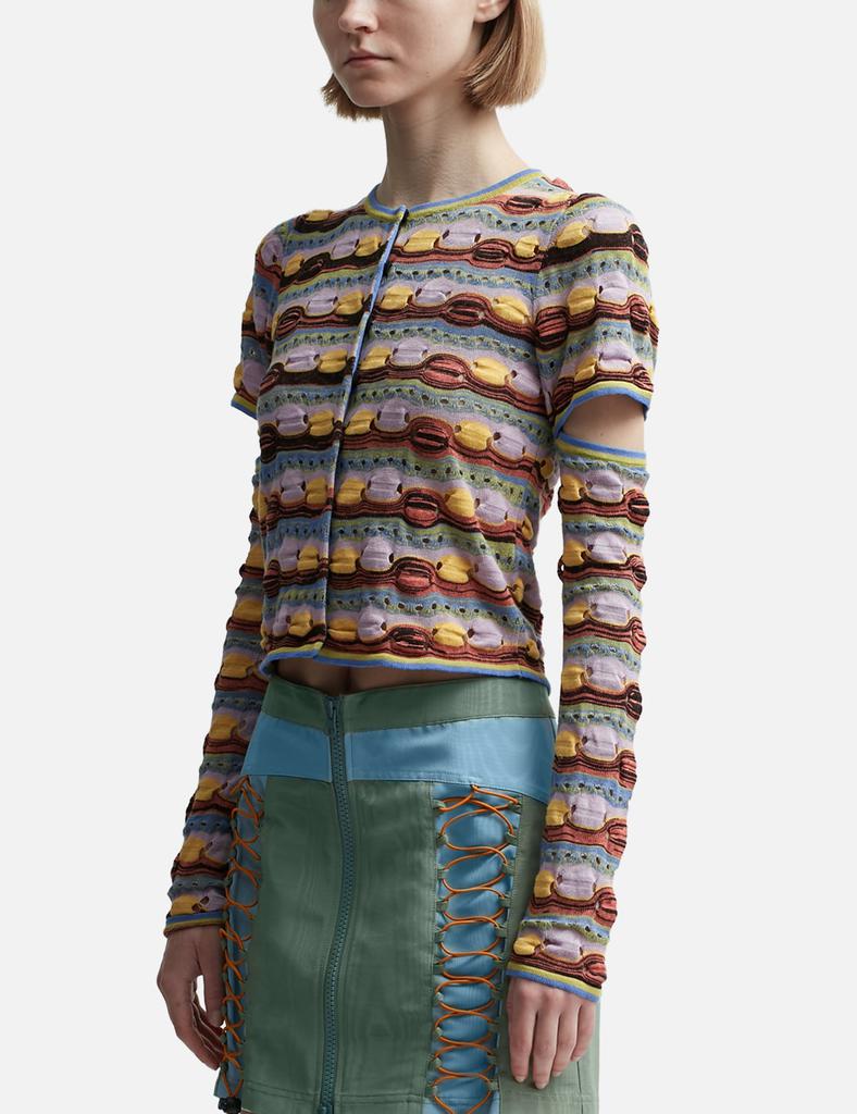 Brain Dead Bubble Knit Cardigan