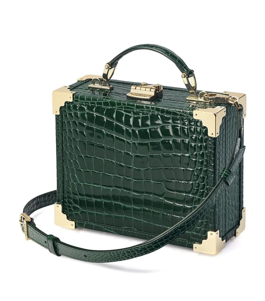 Aspinal of London Mini Leather Trunk Clutch Bag 8
