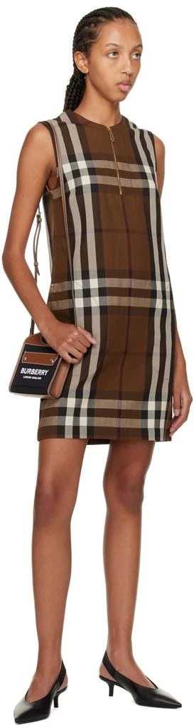 Burberry Brown Sofy Midi Dress 4