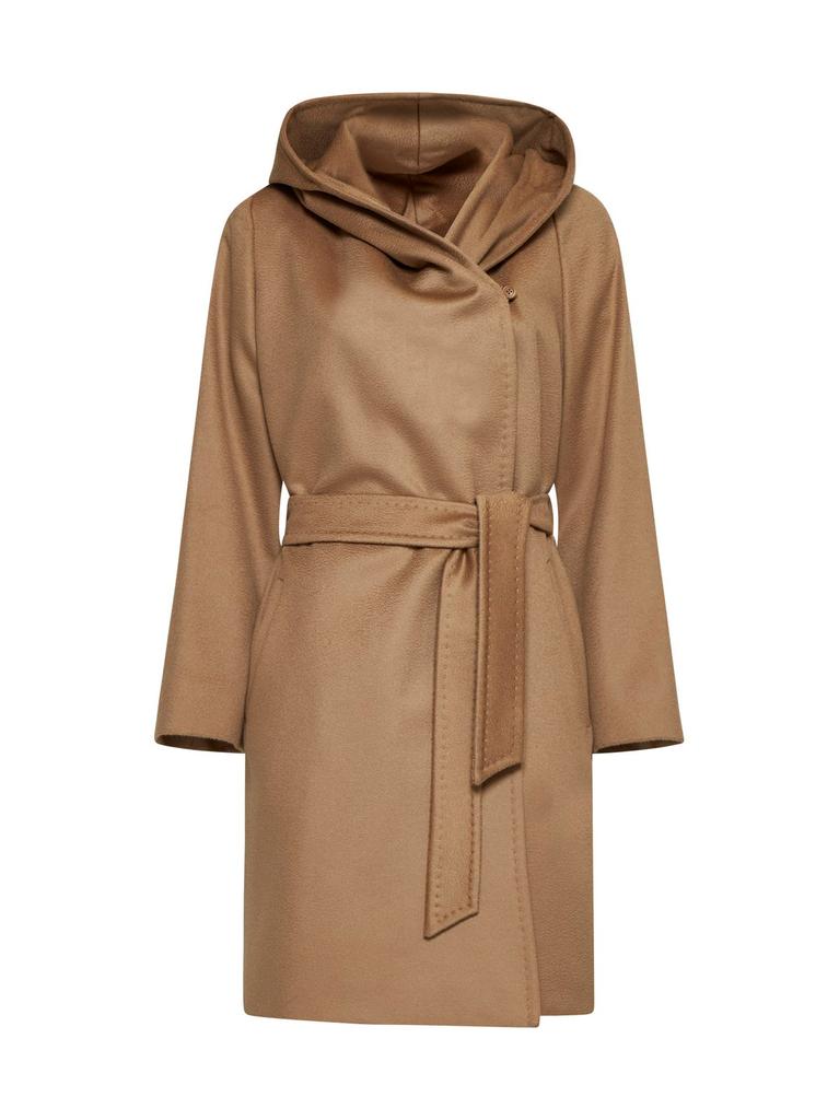 Max Mara Max Mara Studio Newmang Hooded Coat