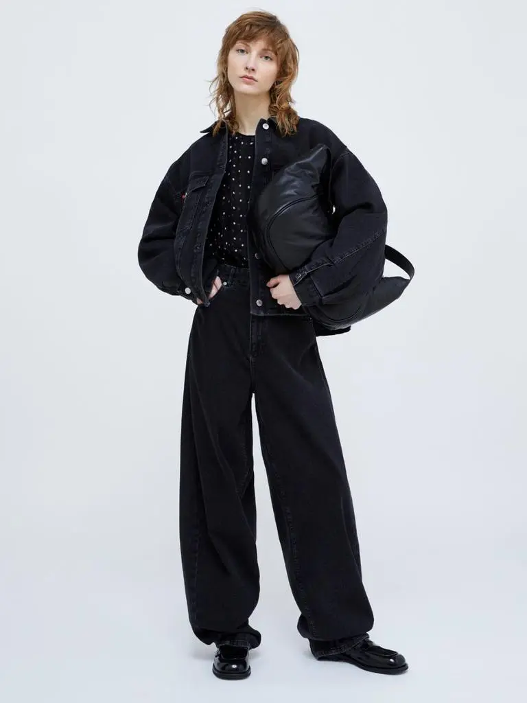 MAX&Co Gathered crepon shirt 5
