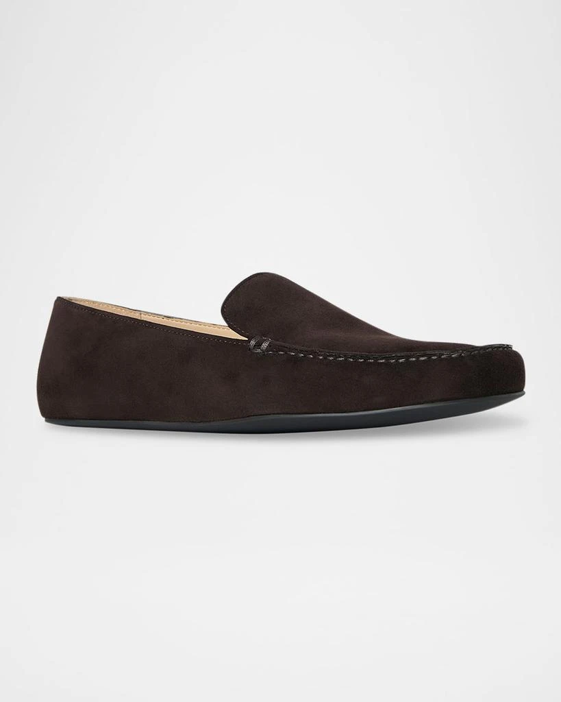 The Row Leo Suede Slippers 2