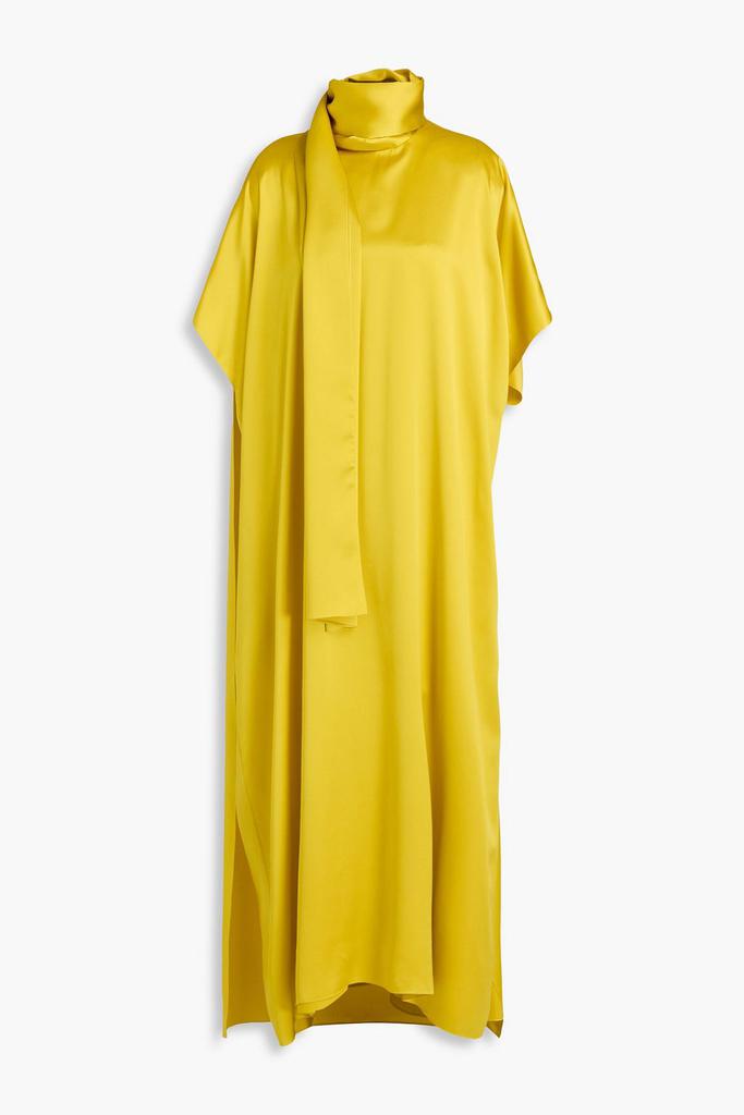 ROKSANDA Draped silk-satin maxi dress