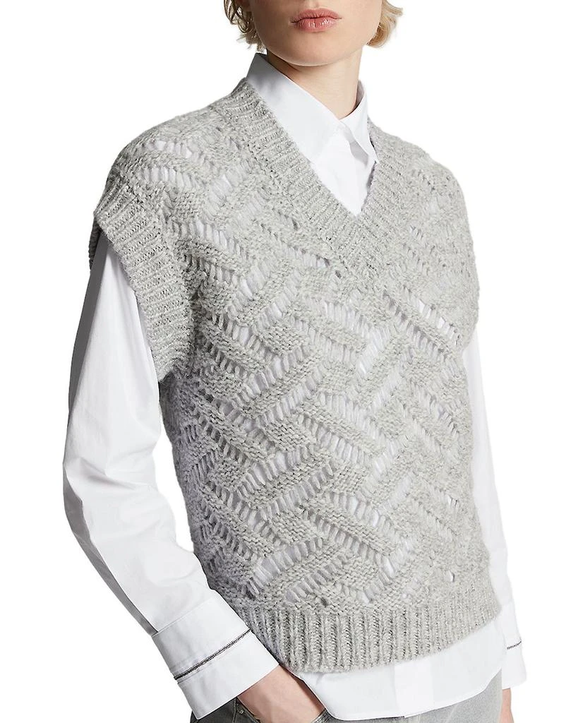 Peserico Textured Sweater Vest 4