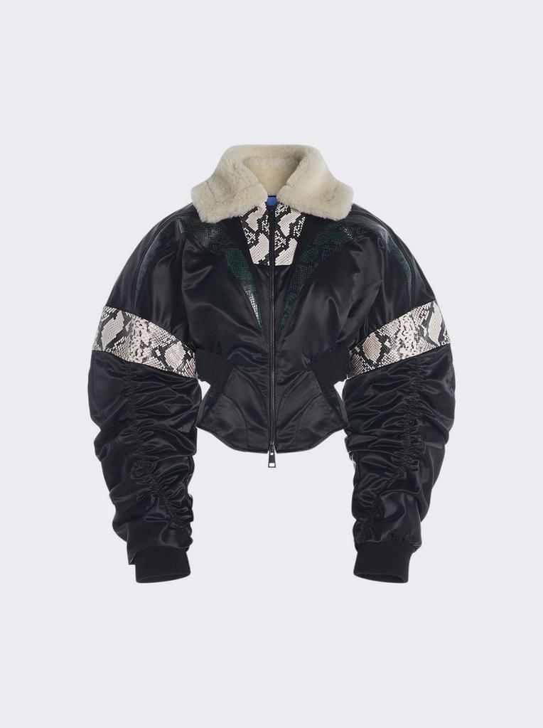 Mugler Black Corseted Scuba Jacket - Jackets - Compare