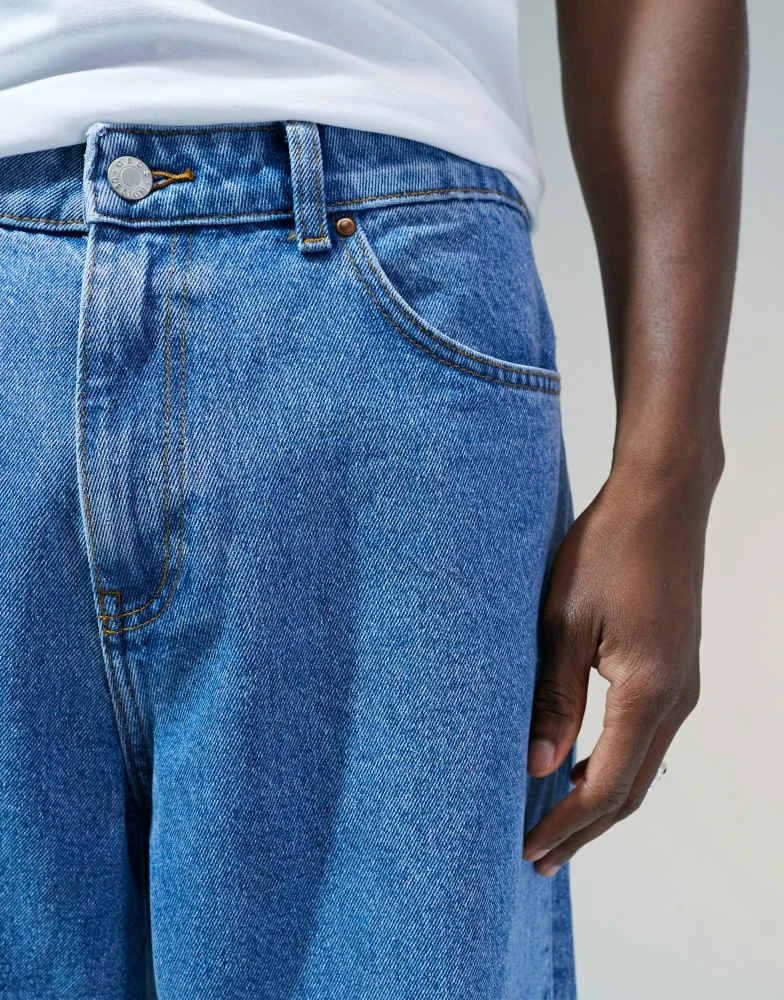 ASOS ASOS DESIGN super baggy jeans in light wash blue 2
