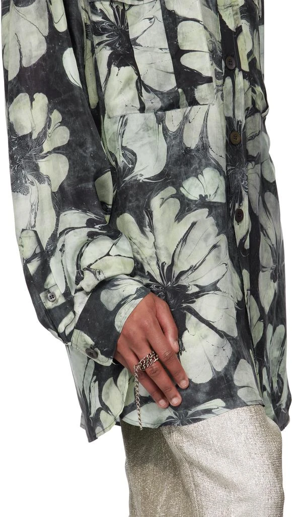 Dries Van Noten Silver Curb Chain Ring 2