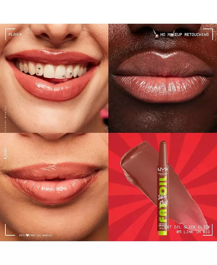 NYX Professional Makeup 3-Pc. Fat Oil Slick Click Lip Balm Set 3