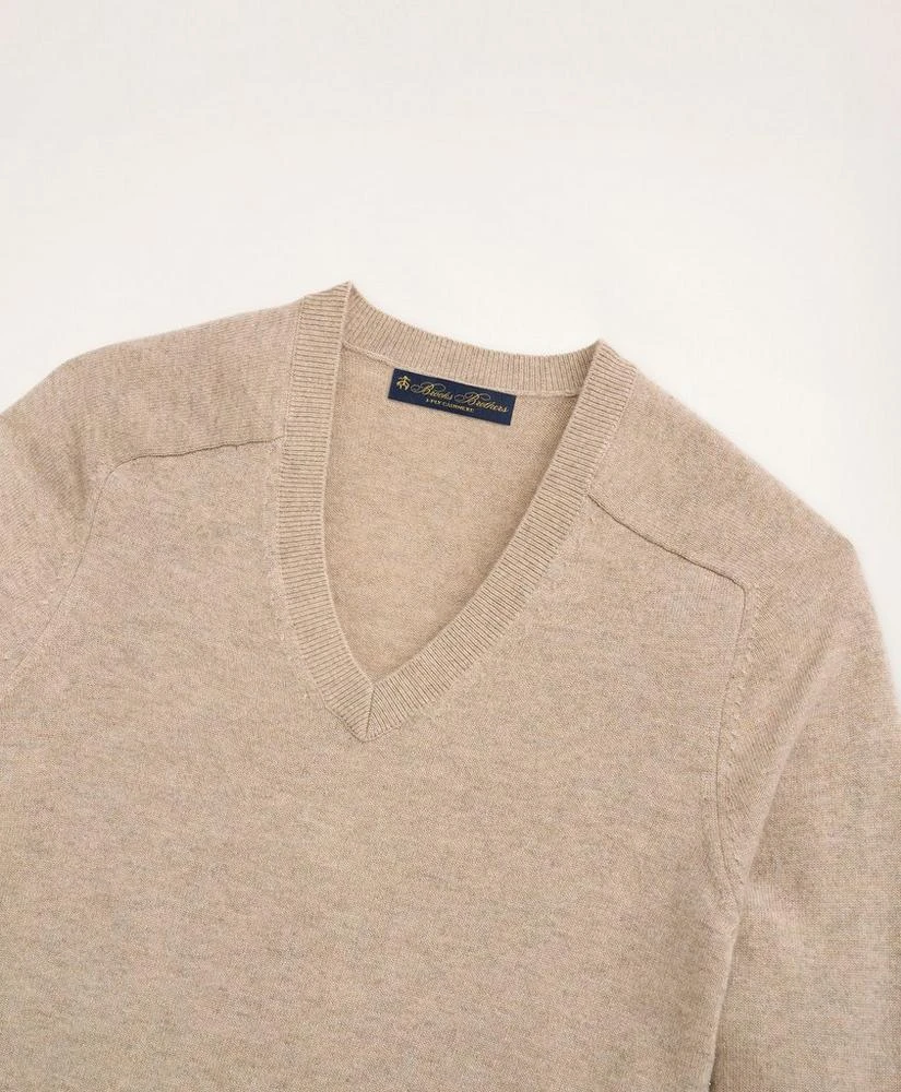 Brooks Brothers 3-Ply Cashmere V-Neck Sweater 2