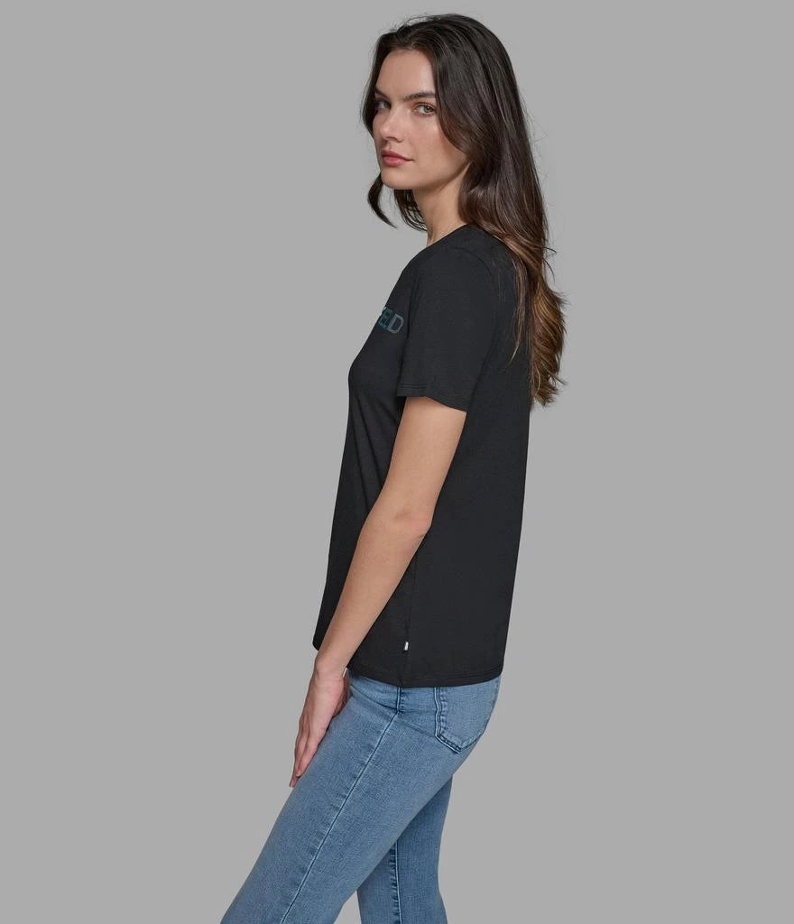 Karl Lagerfeld Paris IRRIDESCENT LOGO TEE 3