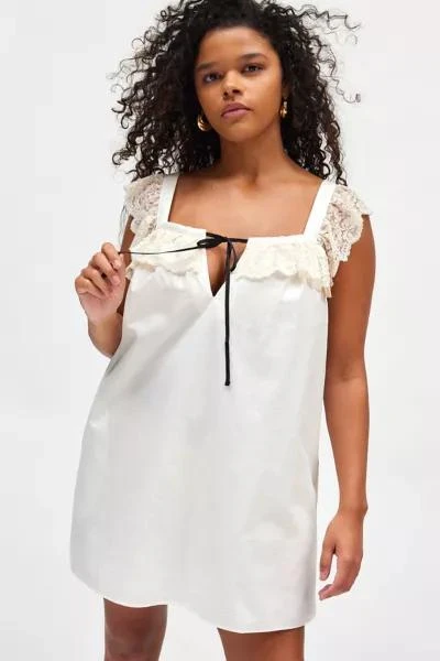 Kimchi Blue Kimchi Blue Rebecca Lace Trim Babydoll Mini Dress 2