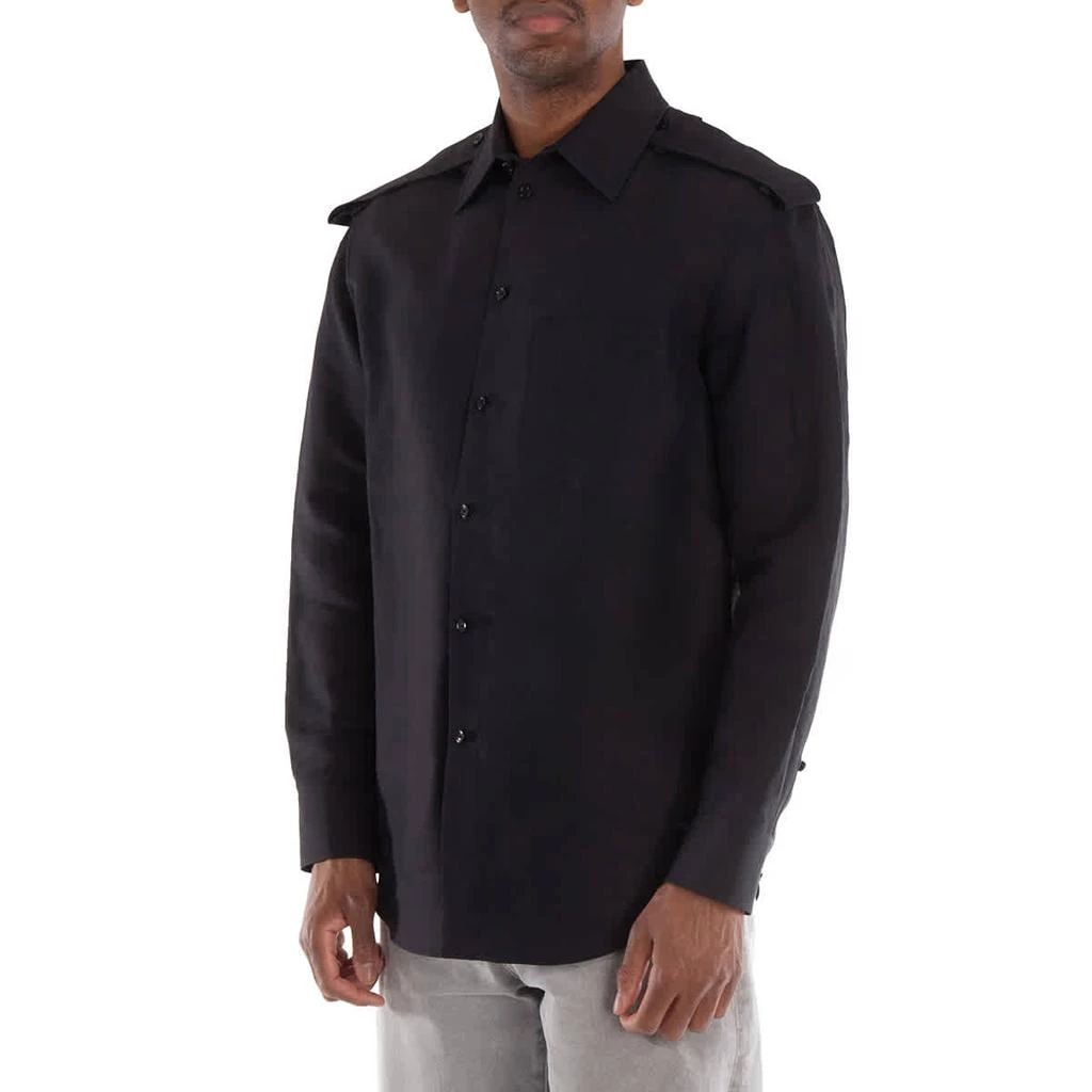 Burberry Long Sleeve Knight-Hardware Printed Shirt 2