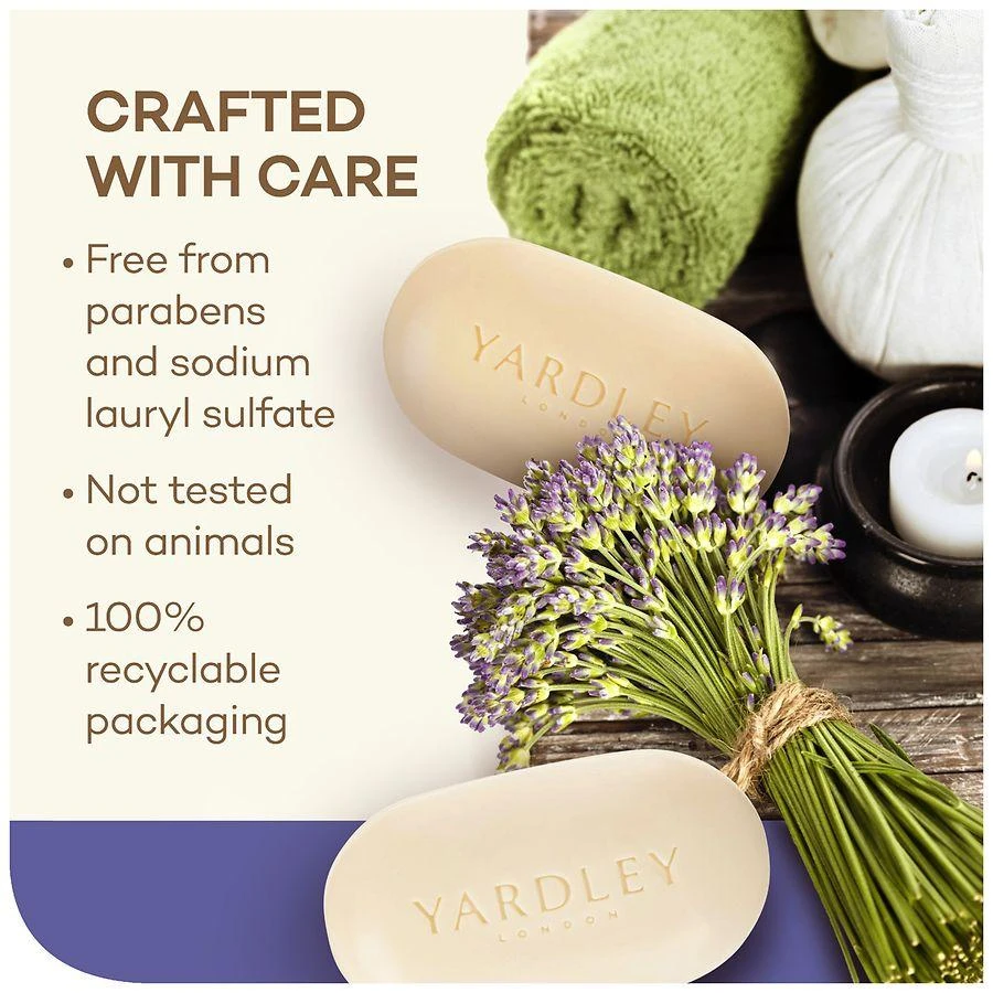 Yardley of London Nourishing Bath Bar English Lavender 8