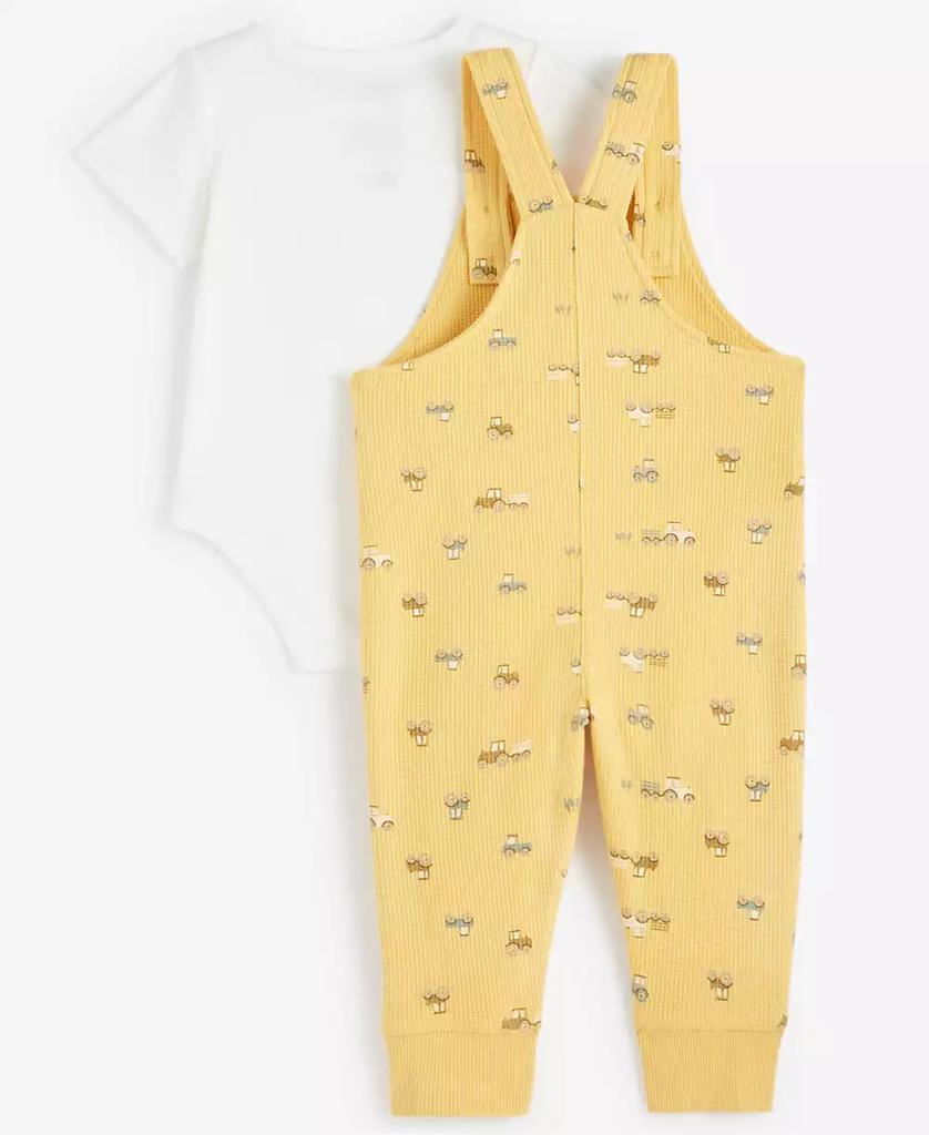 First Impressions Baby Boys On The Farm Bodysuit & Overalls, 2 Piece Set, Created for Macy's