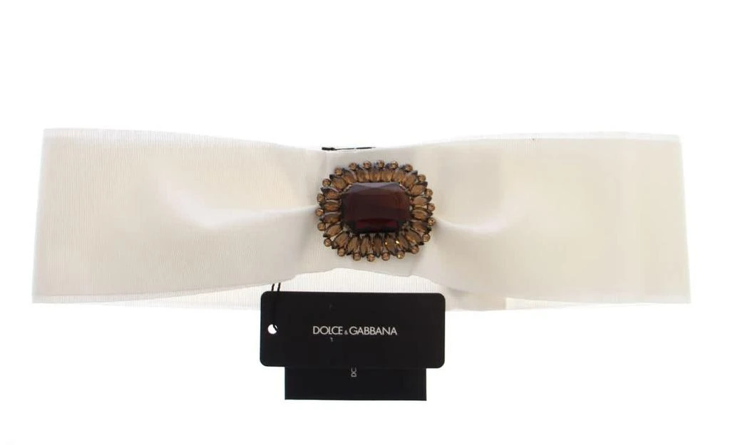 Dolce 
Gabbana Crystal Brass Wide Waist Runway Women
s Belt 2