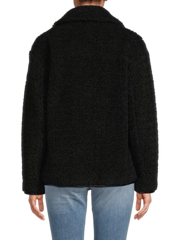 Bagatelle Faux Leather & Faux Fur Jacket