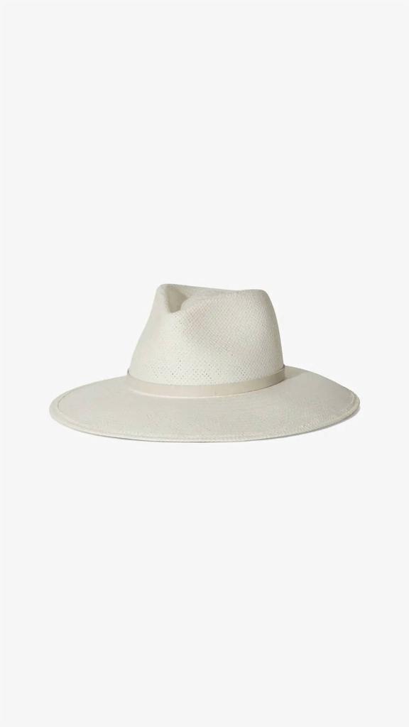 Janessa Leone Janessa Leone - Women's Valentine Packable Straw Fedora Hat