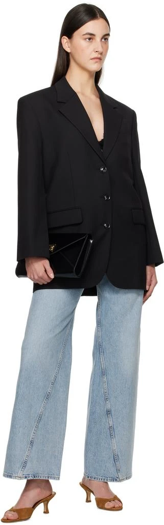 ANINE BING Black Elly Clutch Bag 4