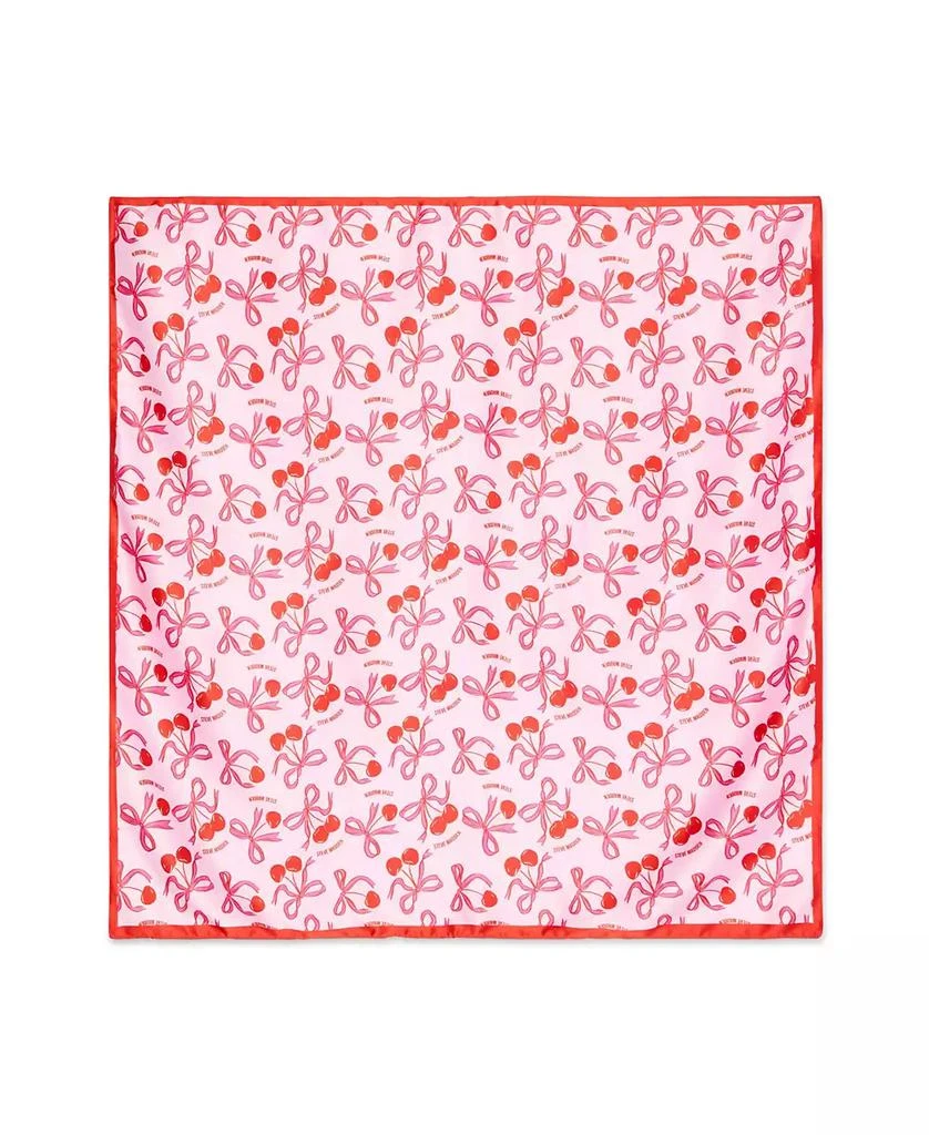 Steve Madden Kitchy Cherries Print Bow Scarf 1