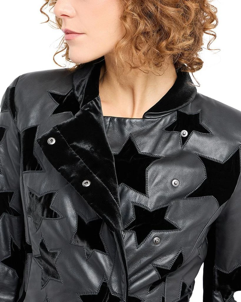 Emporio Armani Velvet Stars Leather Jacket 5