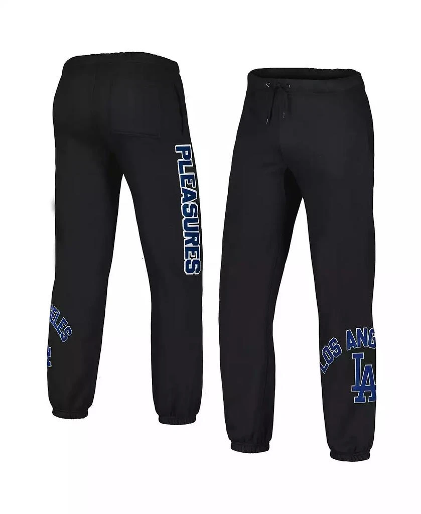 PLEASURES Men's Black Los Angeles Dodgers Opening Day Sweatpants 1