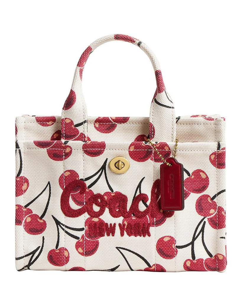 Coach Cargo Tote Bag 20 with Cherry Print 1