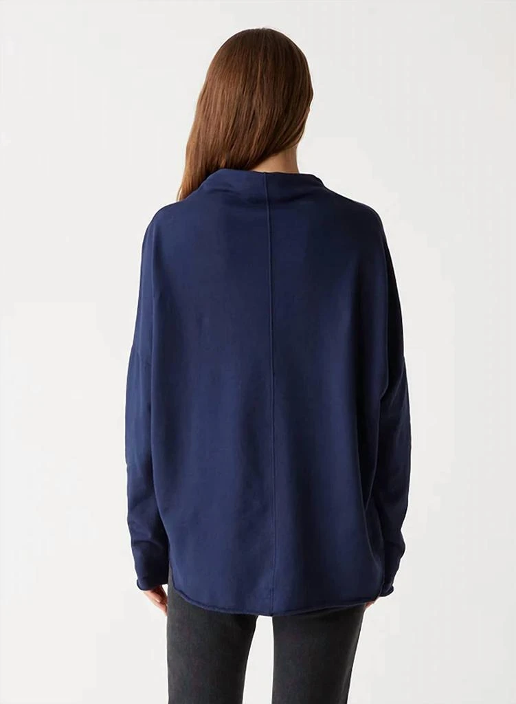 Michael Stars Laurel Mock Neck Top In Nocturnal 3