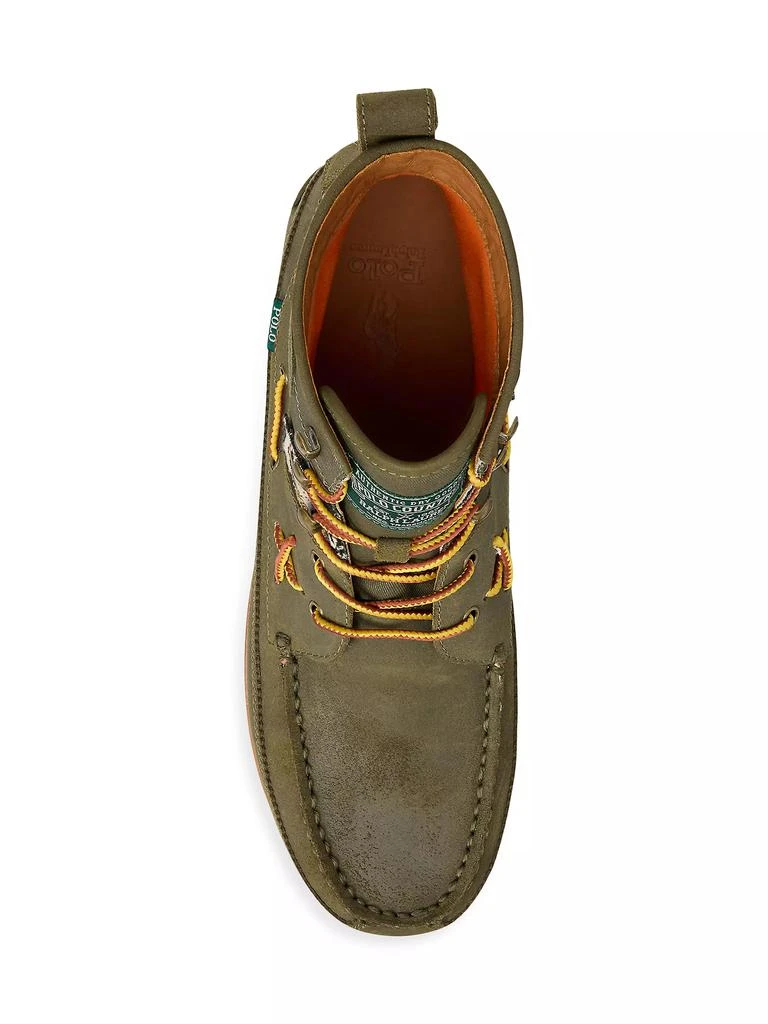 Ralph Lauren Ranger Patchwork Suede Boots 4