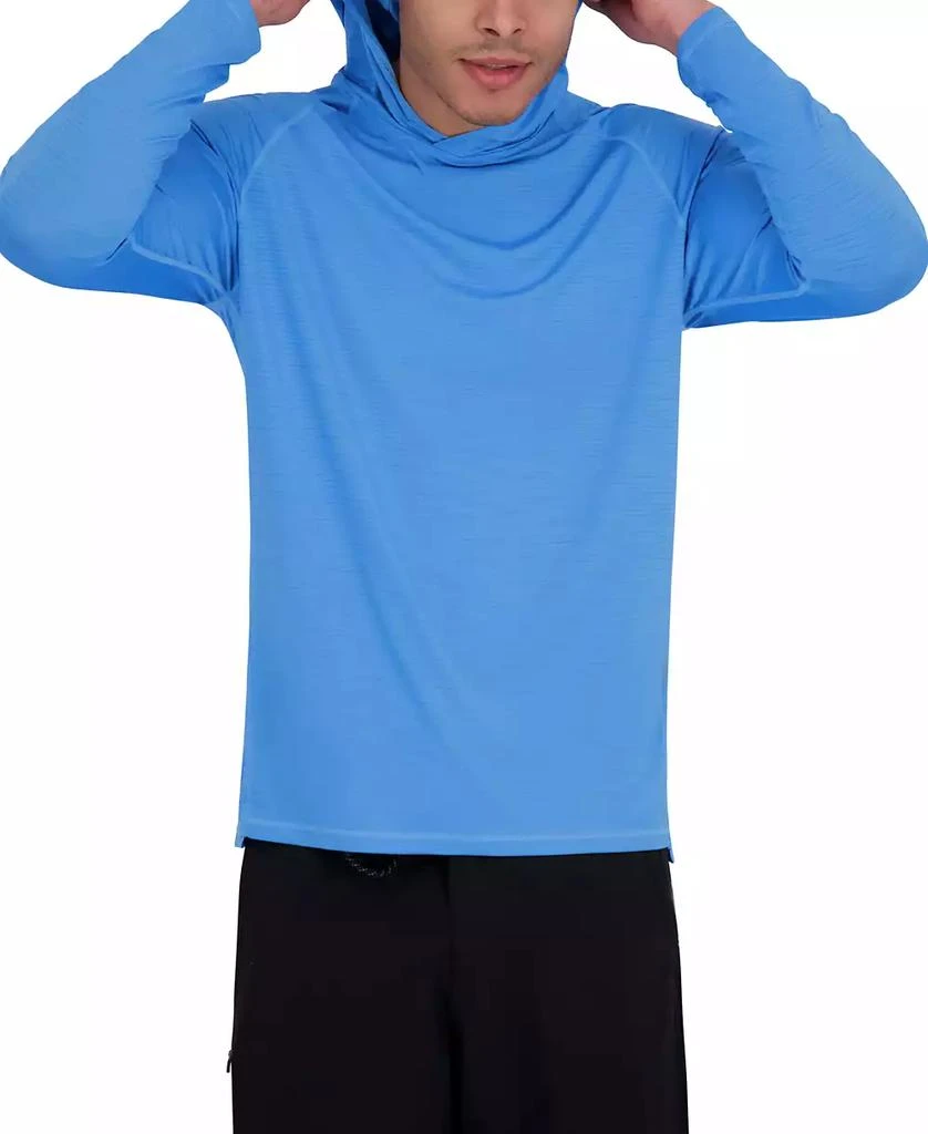 Spyder Men's Long Sleeve Shadow Stripe Rashguard Swim Hoodie 4