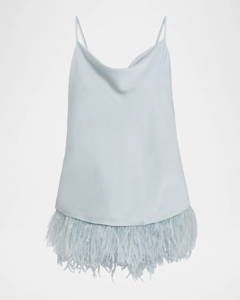 A.L.C. Eliza Feather Trimmed Camisole Top 1