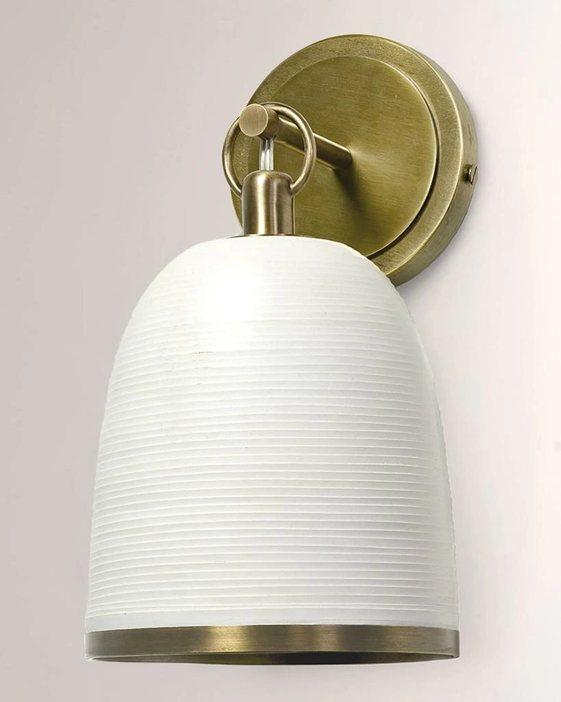 Palecek Rivoli Leather Sconce 1