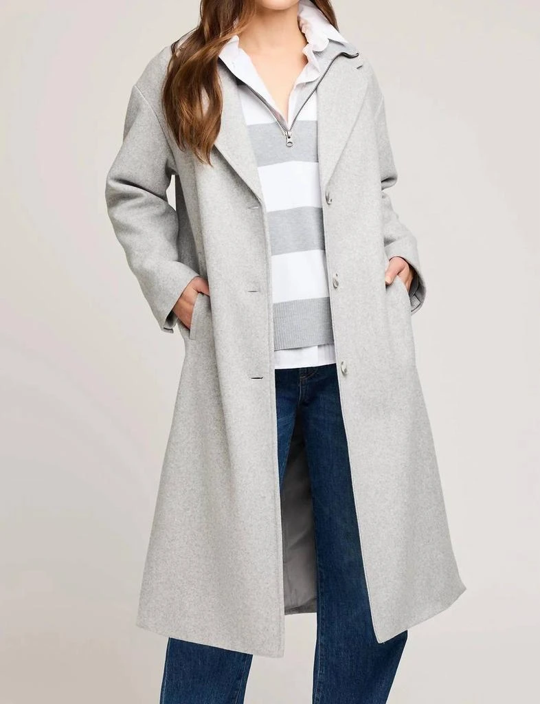 Gentle Fawn Agatha Coat In Heather Grey 2