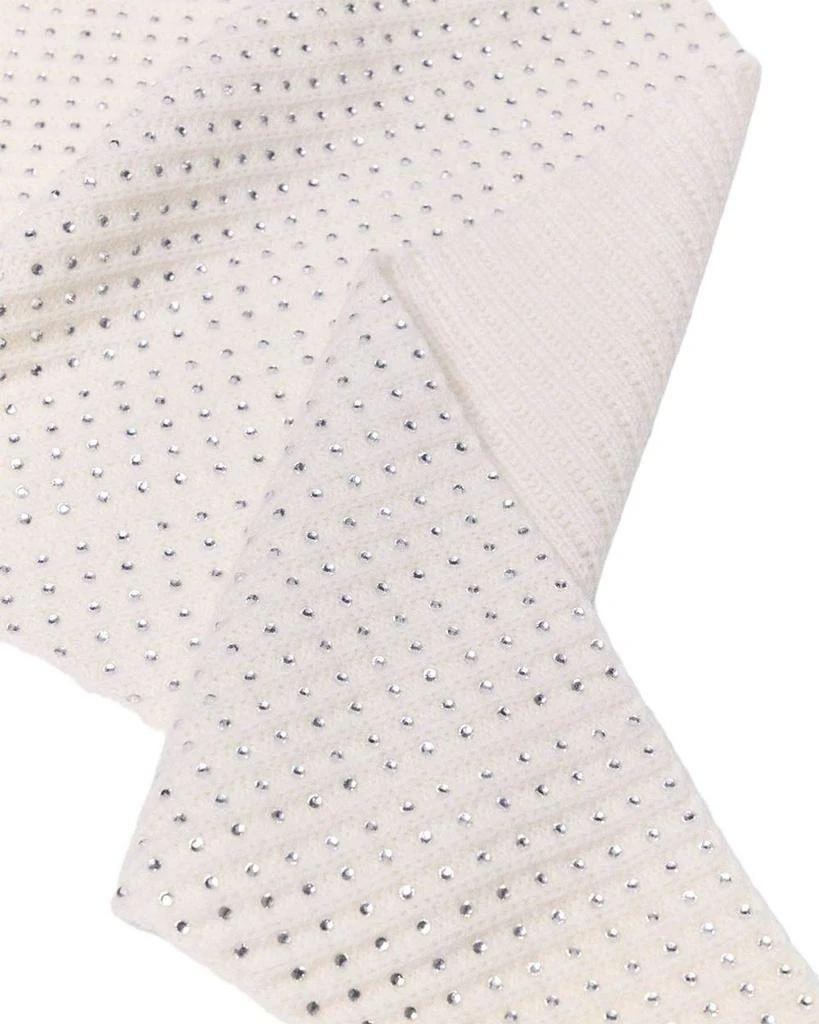 Maje Rhinestone Embellished Wool Triangle Scarf 5