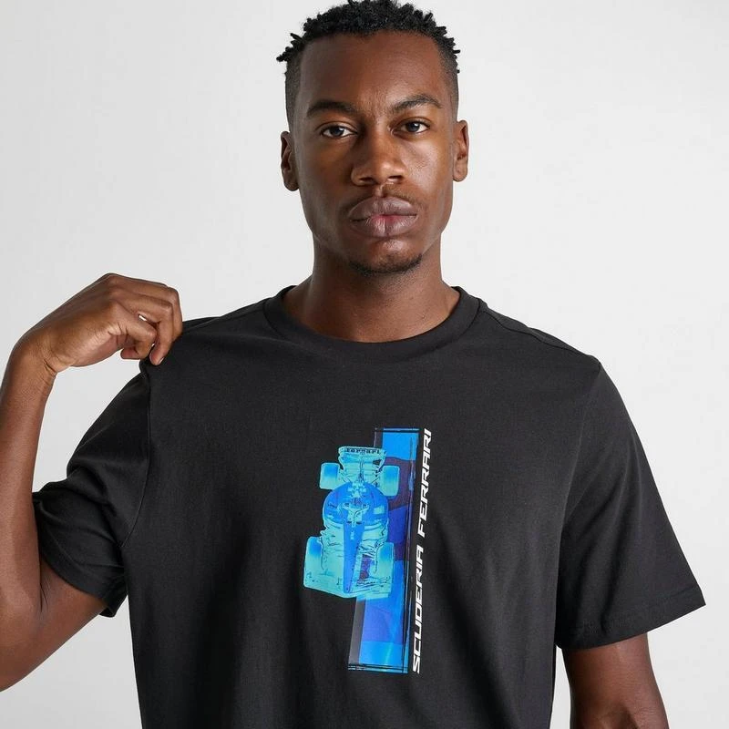 Puma Men's Puma Scuderia Ferrari F1 Race Graphic T-Shirt 5