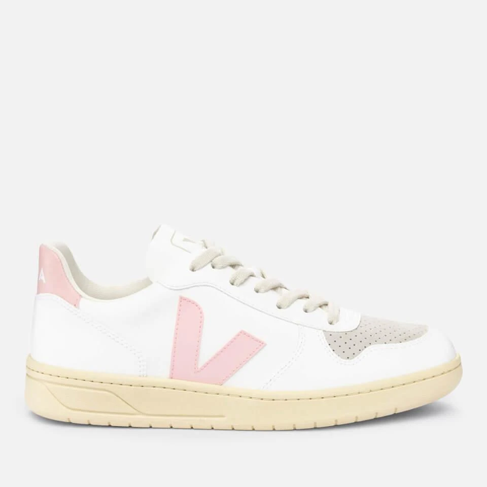 Veja VEJA WOMEN’S V-10 FAUX LEATHER AND SUEDE TRAINERS 1