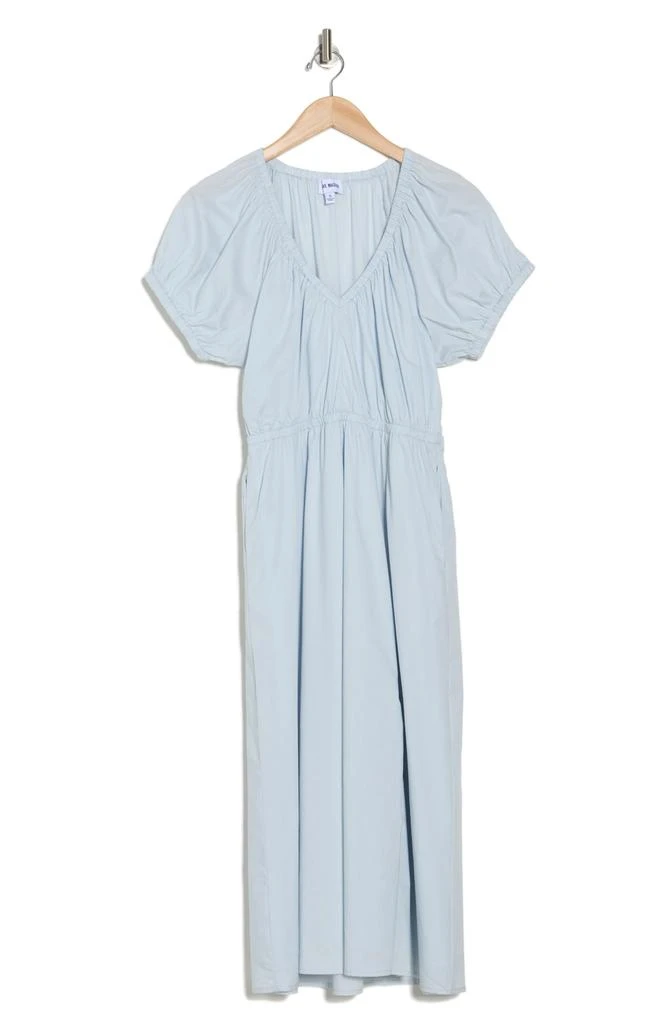 sachin and babi light blue dress Ruffled V-Neck Empire Waist Maxi Dress  Country Club Prep