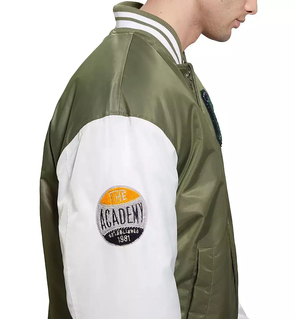 GUESS Men's Tyler Varsity Bomber Jacket 3